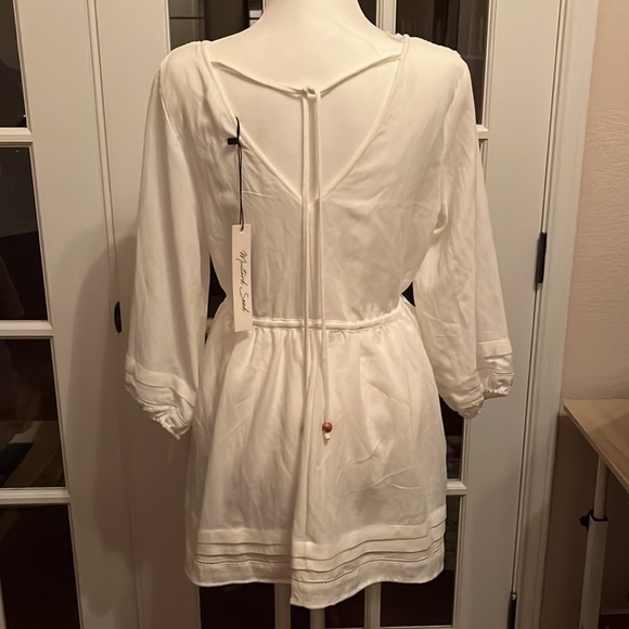 NWT Mustard Seed Seaside Dreams White Dress - Picture 13 of 13
